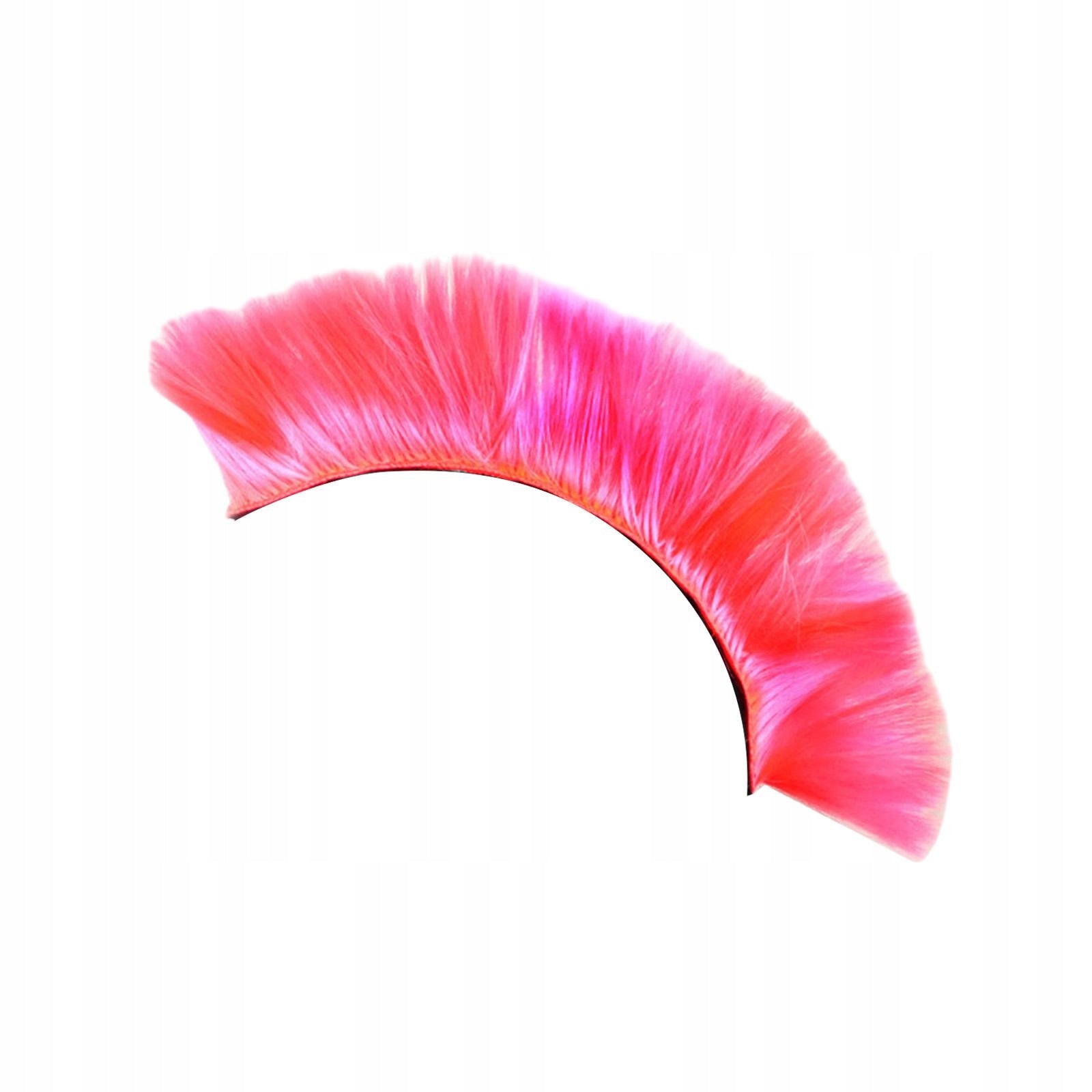 Punk Hair Wig Helmet Hairpiece Helmet Decor Motorcycle Hairpiece Pink