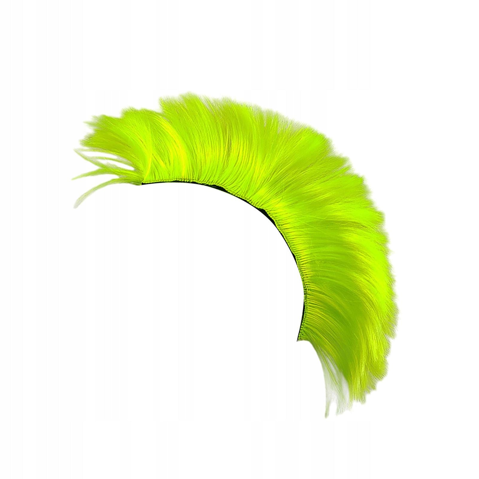 Punk Hair Wig Motorcycle Hairpiece Helmet Wigs Extensions PET Light Green