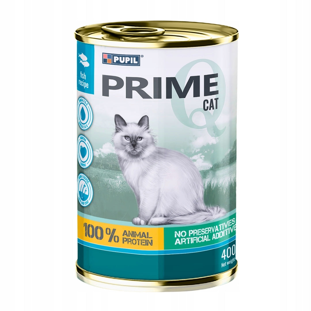 Pupil Prime Wet Cat Food Salmon with Trout 400g