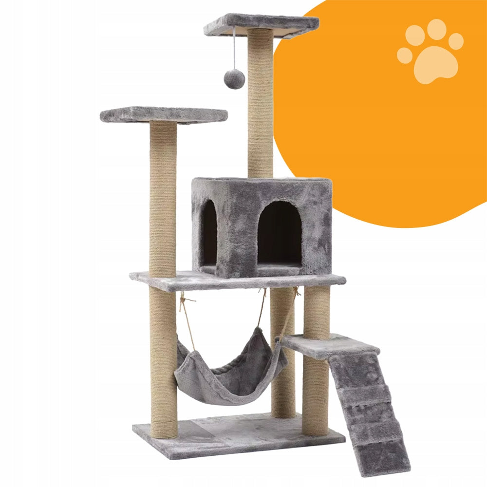 Pupilo Cottage Scratcher Bed Hammock Ladder For Cat Toy 4 Levels Packaging status original