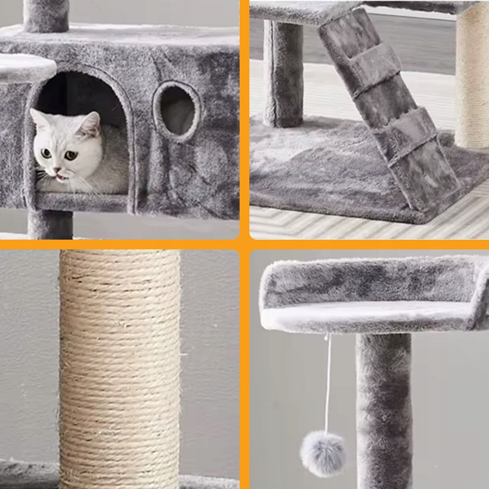 Pupilo Cottage Scratcher Bed Hammock Ladder For Cat Toys 5 Levels Packaging status original