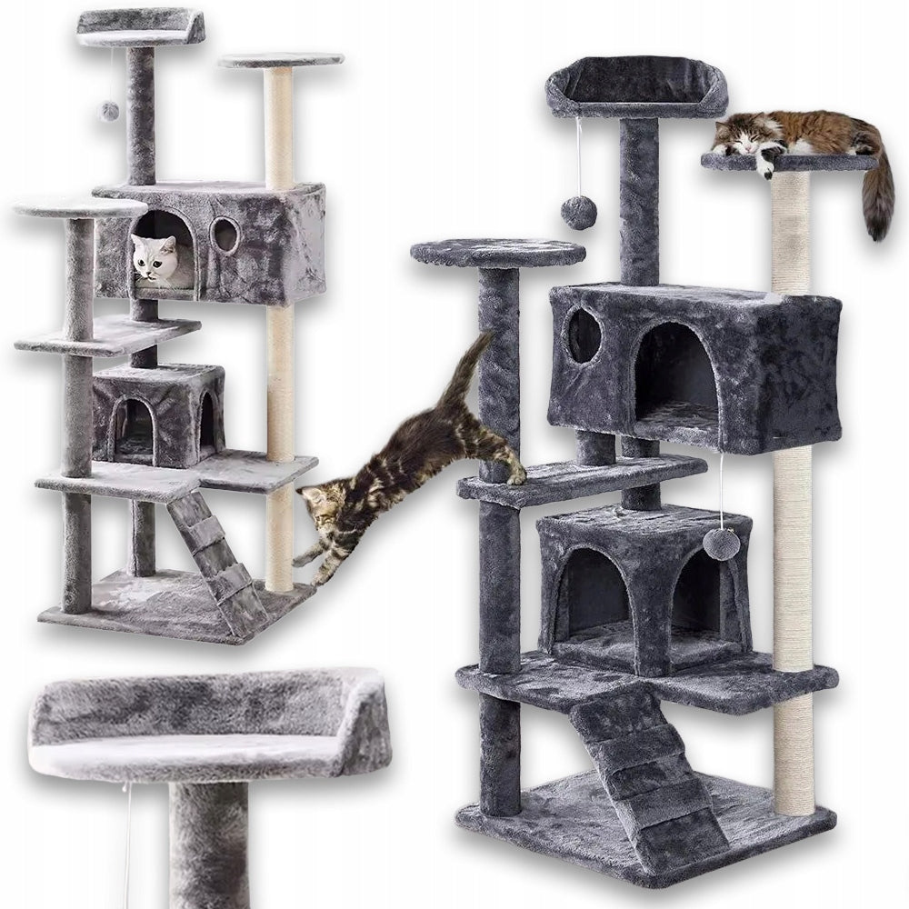 Pupilo Cottage Scratcher Bed Hammock Ladder For Cat Toys 5 Levels