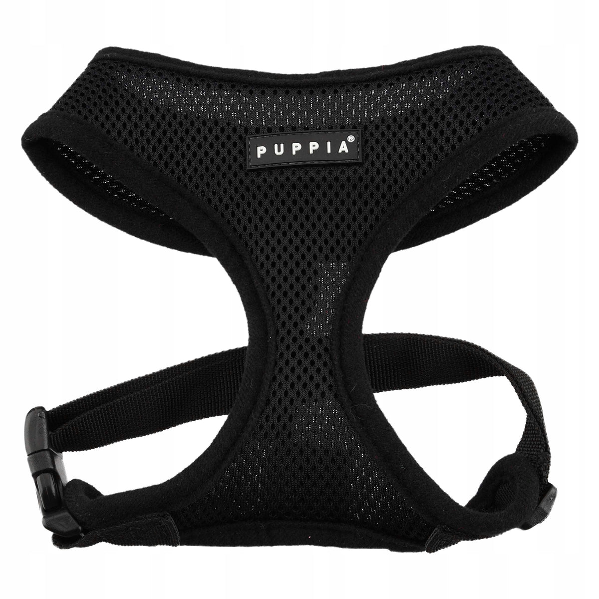 Puppia PDCF-AC30-BK-L Dog Harness L black, adjustable, polyester