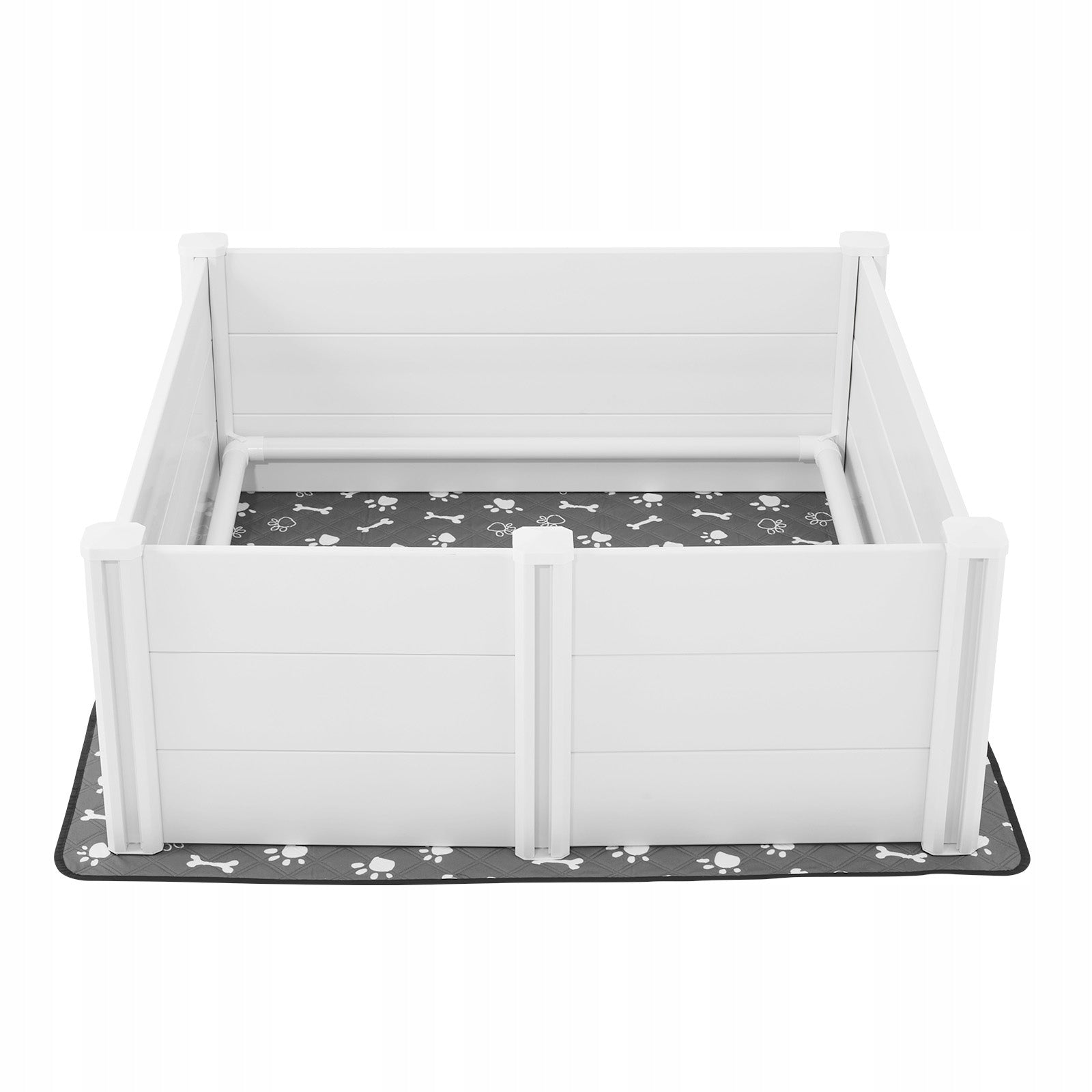 Puppies Cage Size L 122x122x46CM Adjustable Door With Pads