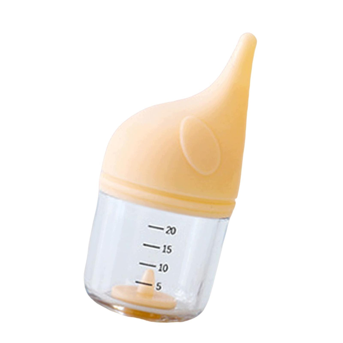 Puppies Kittens Nursing Bottle with Flow Control Yellow 20ml