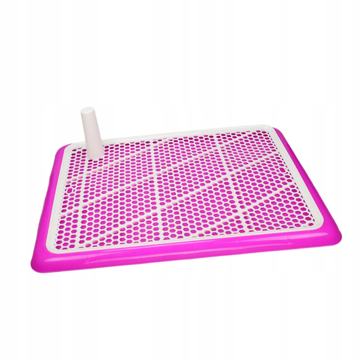 Puppy Dog Toilet, Grid Separated Groove Design with Removable Post Pink Packaging status no packaging