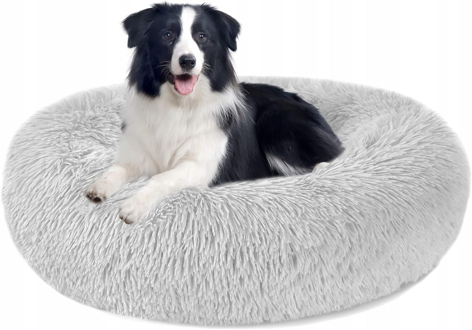 Puppy Love anti-stress bed for cat dog pillow grey 100x100 cm Brand no brand