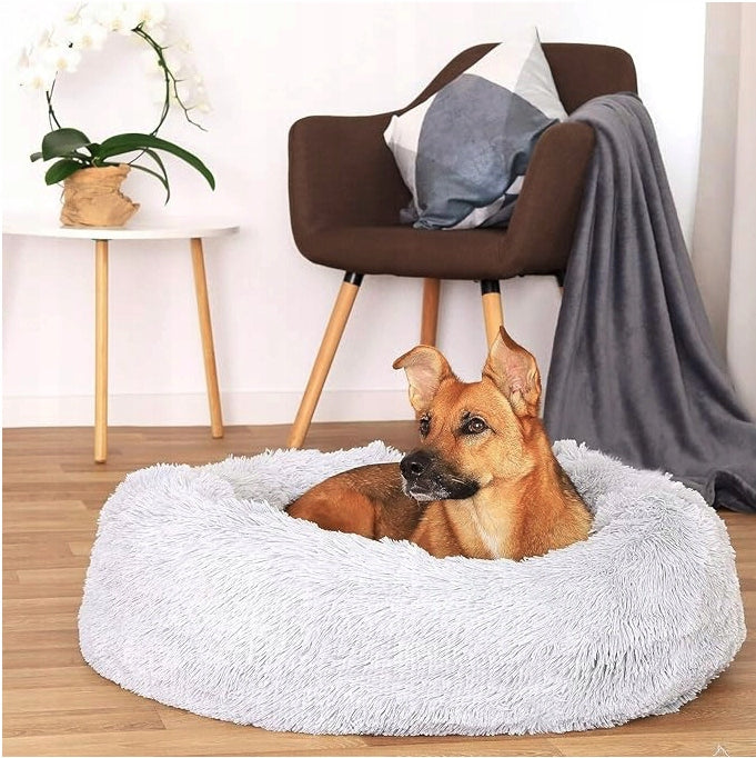 Puppy Love anti-stress bed for cat dog pillow grey 100x100 cm Length 100 cm