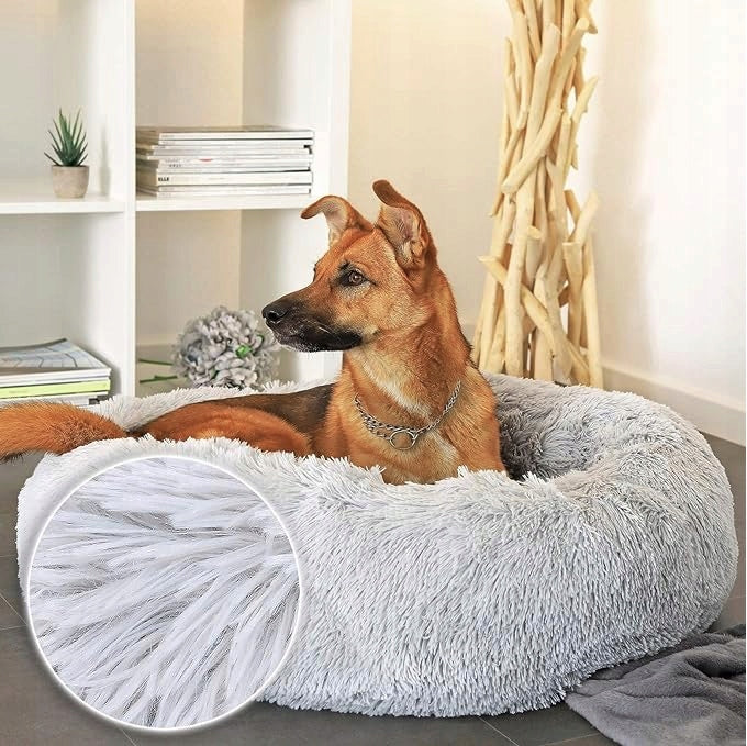 Puppy Love anti-stress bed for cat dog pillow grey 100x100 cm Product width 100 cm