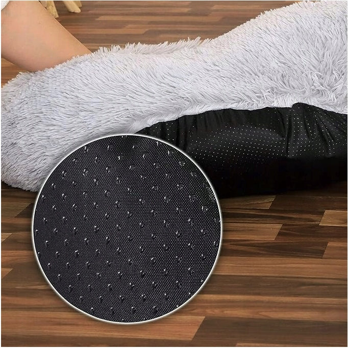 Puppy Love anti-stress bed for cat dog pillow grey 100x100 cm Size XXL