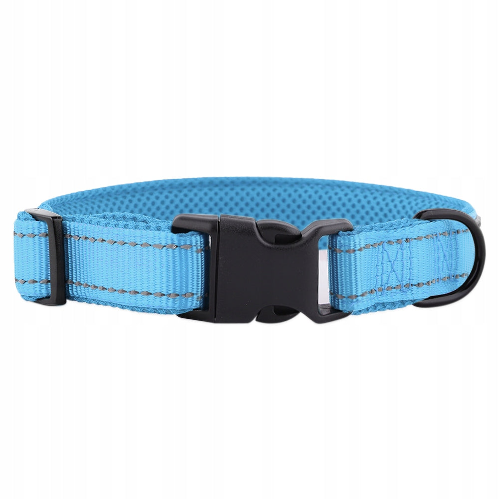 Puppy collar blue reflective light HUGGY DOGGY size XS Packaging status original
