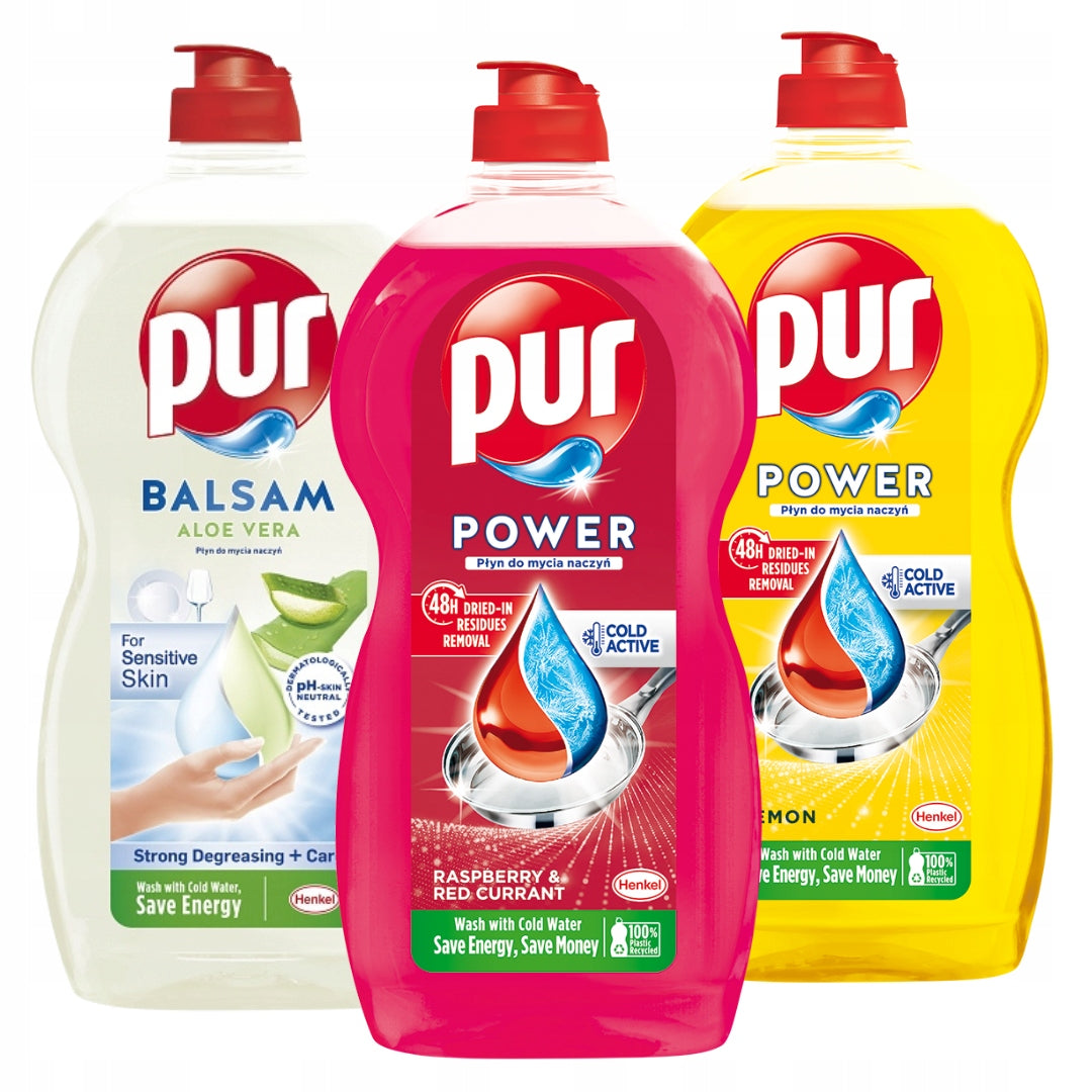 Pur Dishwashing liquid MIX 1,2l x3