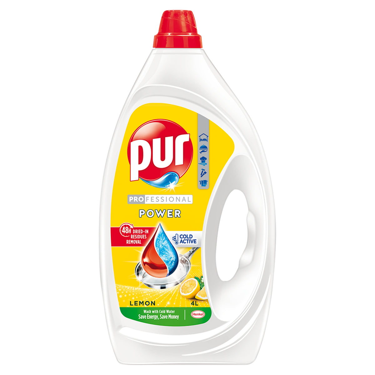 Pur Power Lemon Dishwashing Liquid 4l