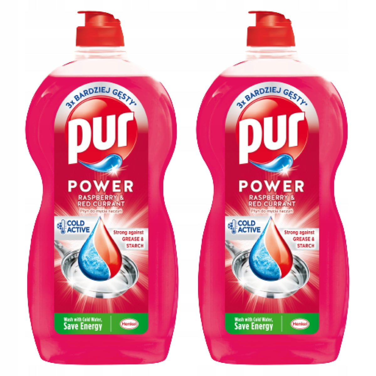 Pur Raspberry red currant Dishwashing liquid 2x1,2l