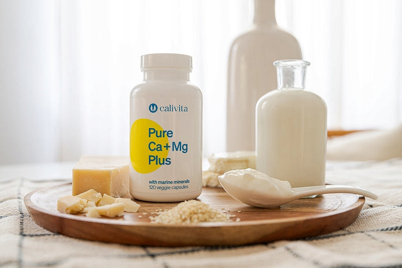 Pure Ca + Mg Plus Calivita calcium magnesium vitamin D3 and K2 zinc boron Acerola EAN (GTIN) 666138448284
