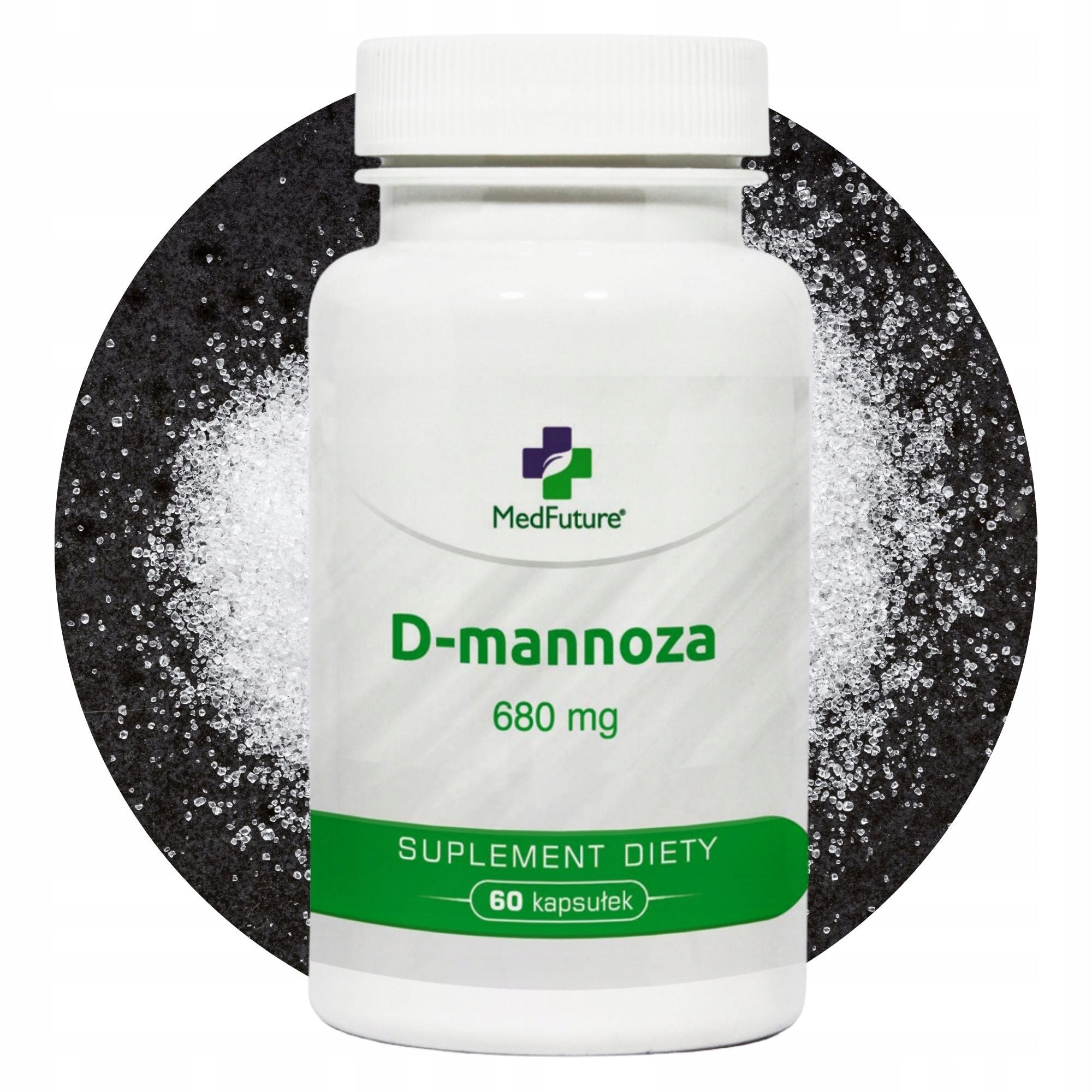 Pure D-mannose 680 mg Urinary tract, healthy bladder - 60 capsules