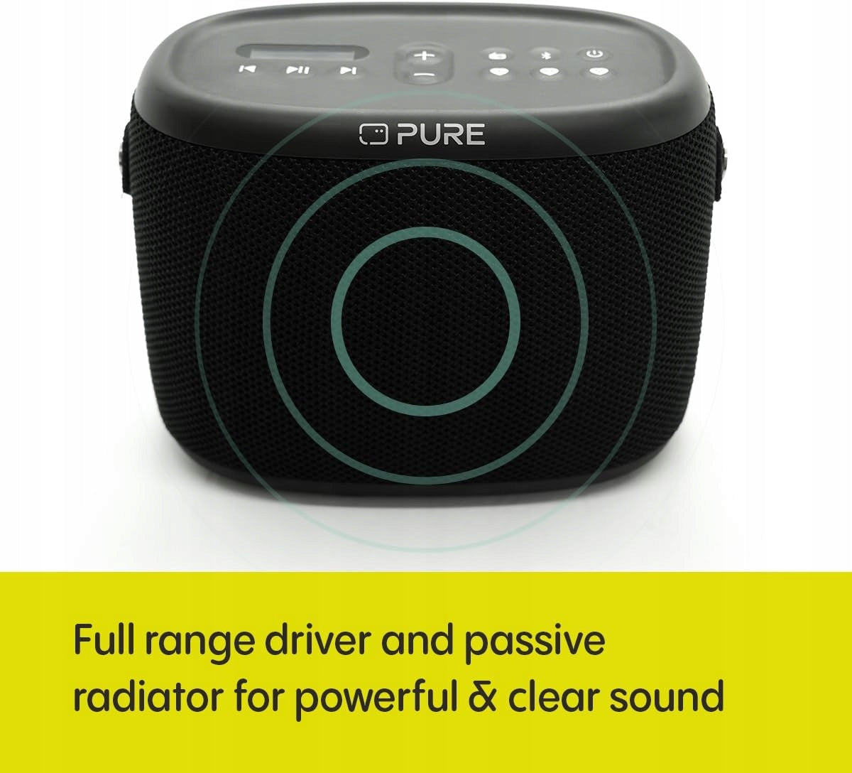 Pure Woodland Outdoor Speaker with Bluetooth and DAB+/FM IP67 Radio Brand Pure