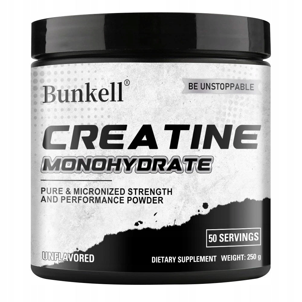 Pure creatine monohydrate supports muscle building and athletic performance 250g