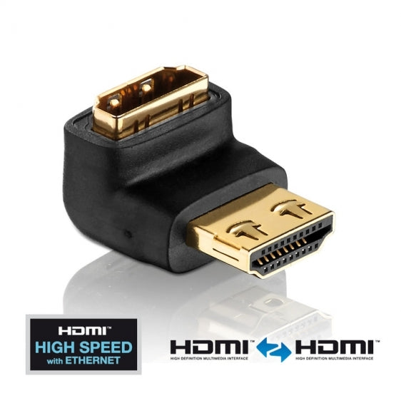 PureLink PI040 HDMI/HDMI Angle Adapter with Ethernet