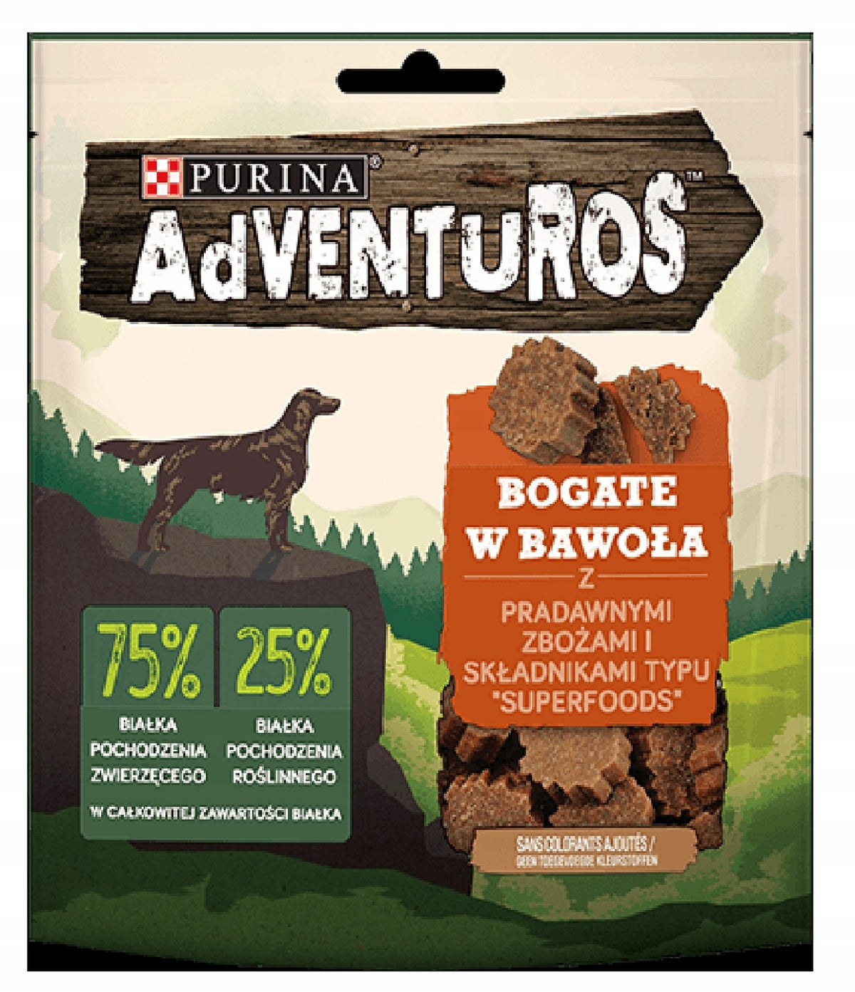 Purina ADVENTUROS Buffalo-rich snacks 90g