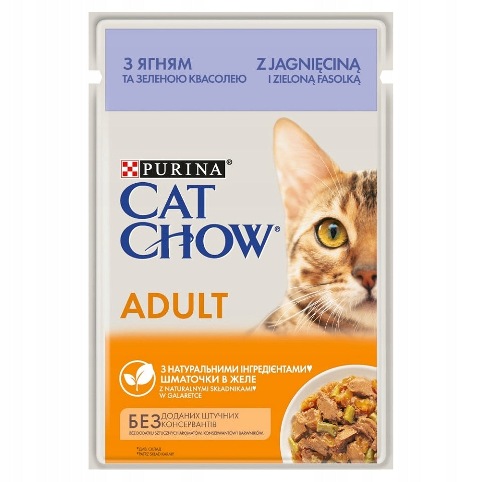 Purina Cat Chow Adult Lamb with Beans Sachet 85g
