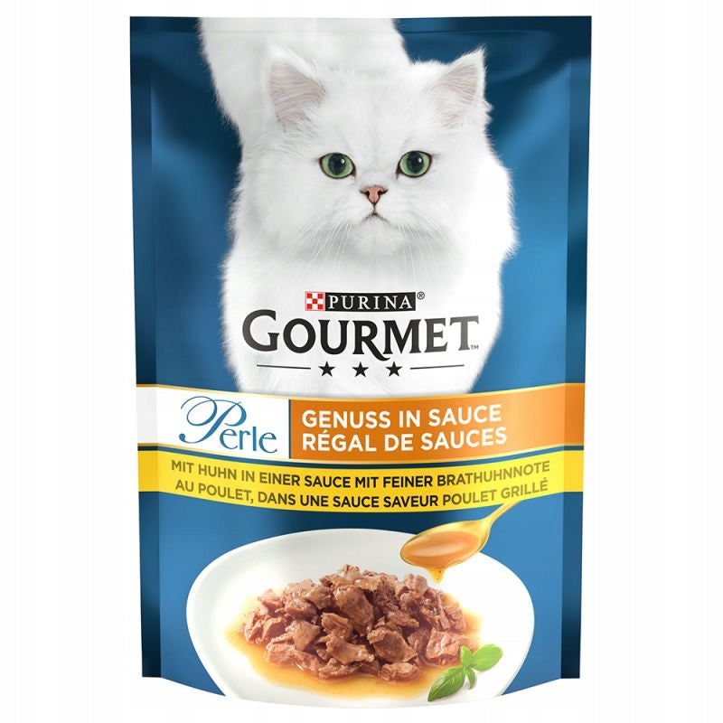 Purina Gourmet Perle GENUSS sachet CHICKEN in SAUCE roast chicken 85g