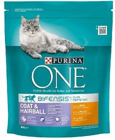Purina ONE COAT&HAIRBALL chicken grains 750g