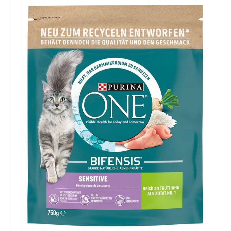 Purina ONE SENSITIVE Turkey 750g Dry food