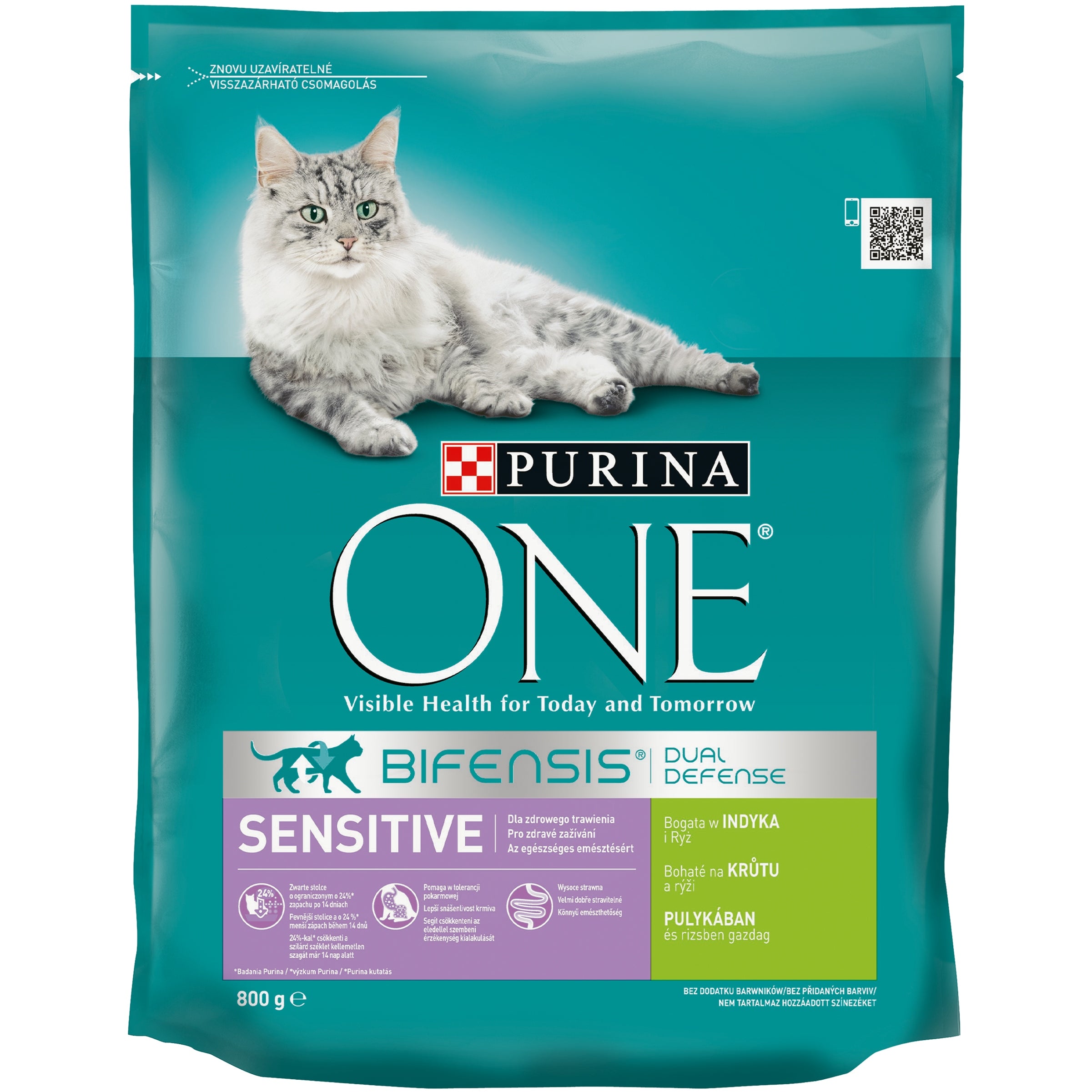 Purina ONE SENSITIVE turkey rice 750g cat food Manufacturer code 7613032621810