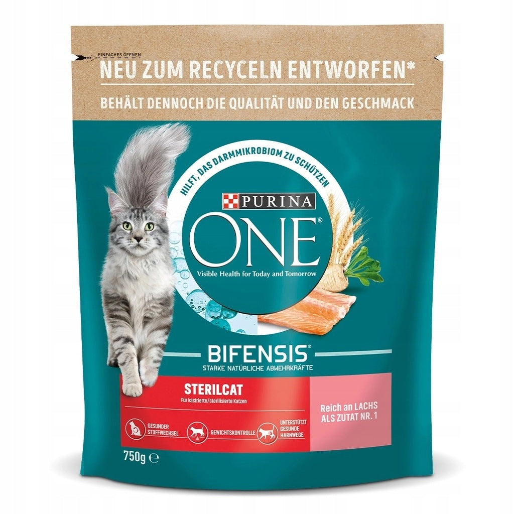 Purina ONE Sterilcat Salmon cat sterilized 750g