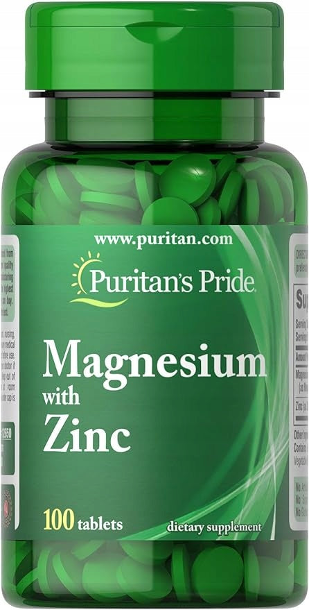 Puritans Pride Magnesium with Zinc 100 tablets