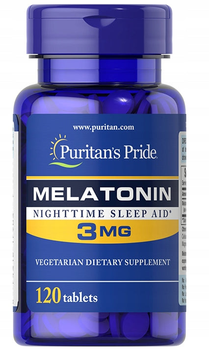 Puritans Pride Melatonin 3 mg 120 tablets