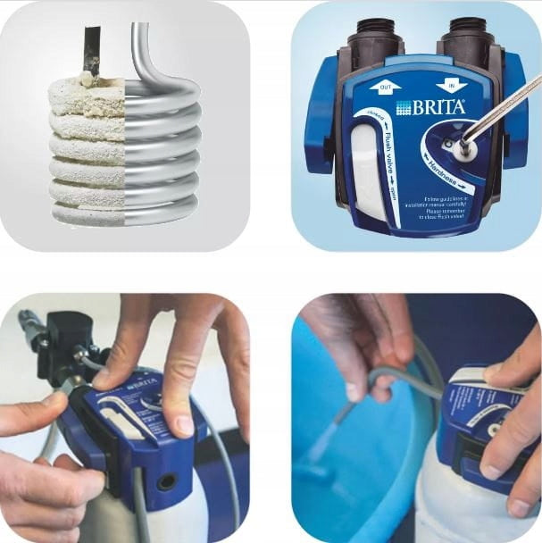 Purity filter head BRITA 0-70% 3/8" connection, water filter head Manufacturer code 1013637