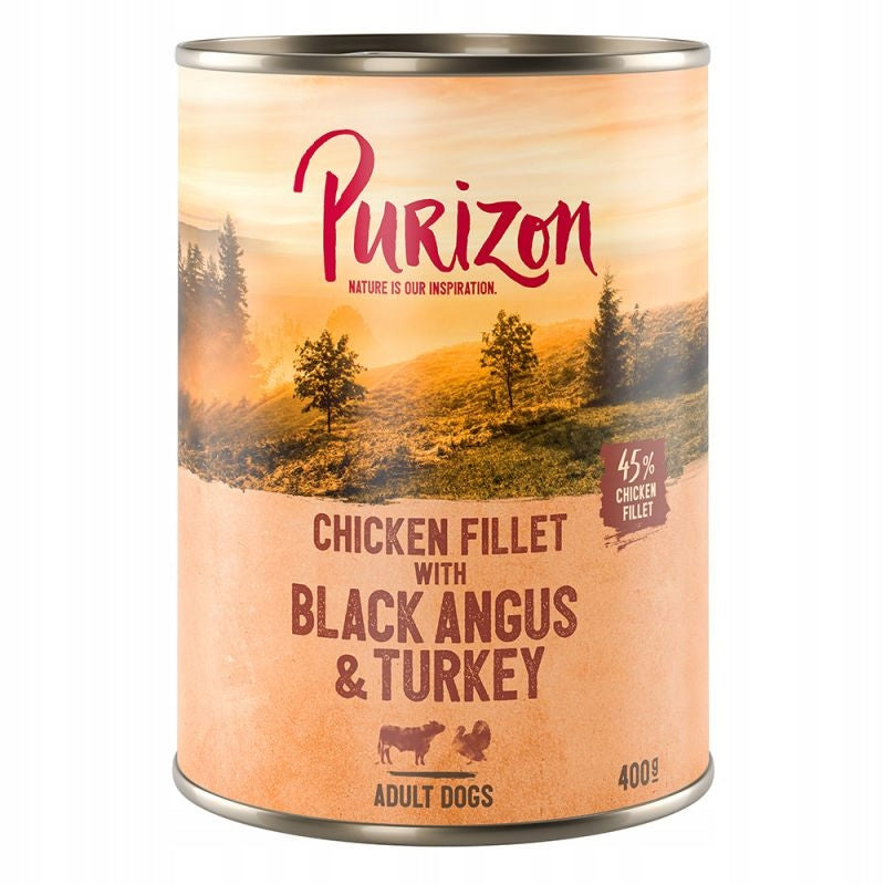 Purizon Adult Black Angus Beef with Turkey 400 g