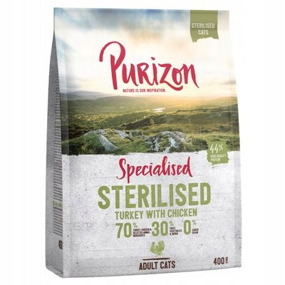 Purizon Adult Sterilised Turkey and Chicken Original 400g from Germany Packaging status original