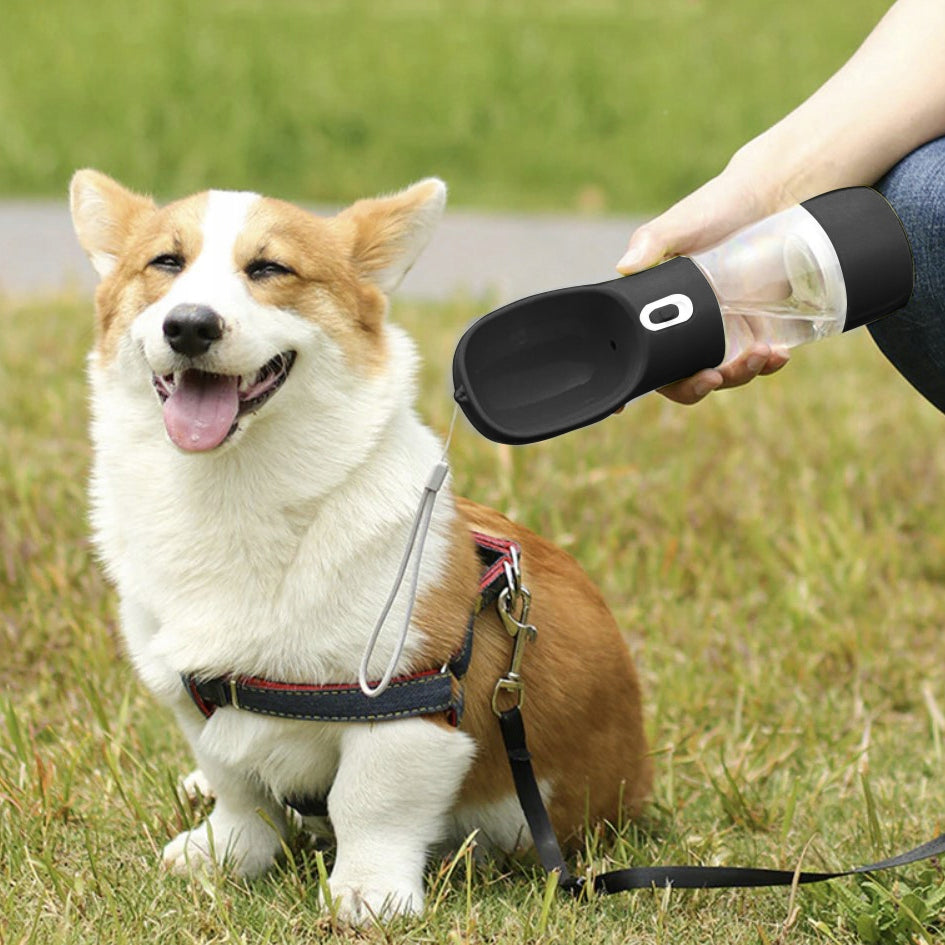 Purlov Bottle travel water bottle drinker with dog bowl for travel walk Manufacturer code 21033