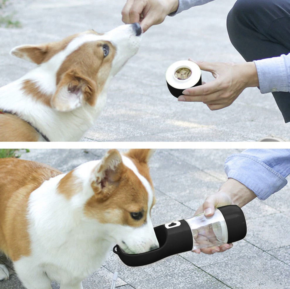 Purlov Bottle travel water bottle drinker with dog bowl for travel walk Trade name Bidon dla psów Purlov