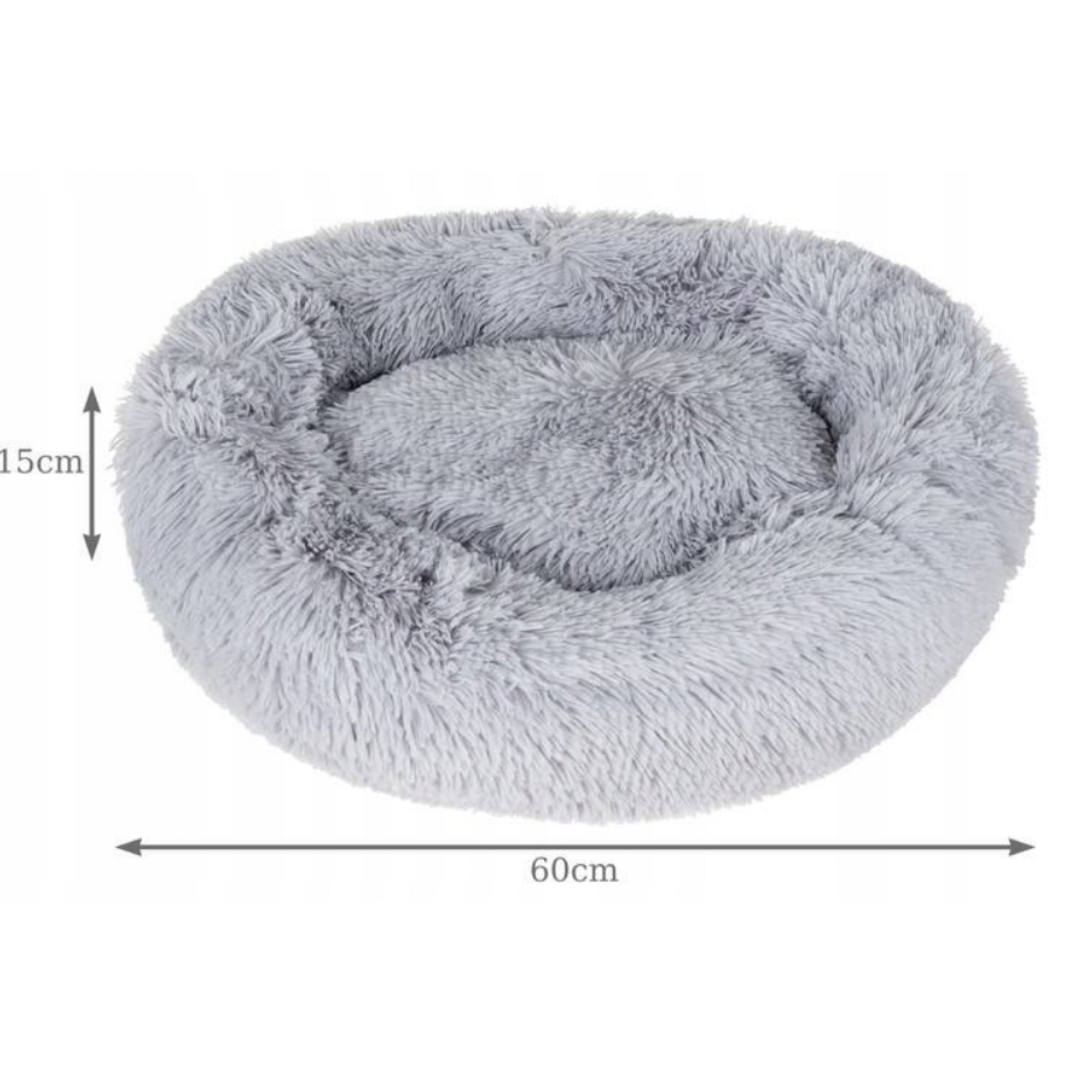 Purlov dog bed grey 60 cm x 60 cm Brand Purlov