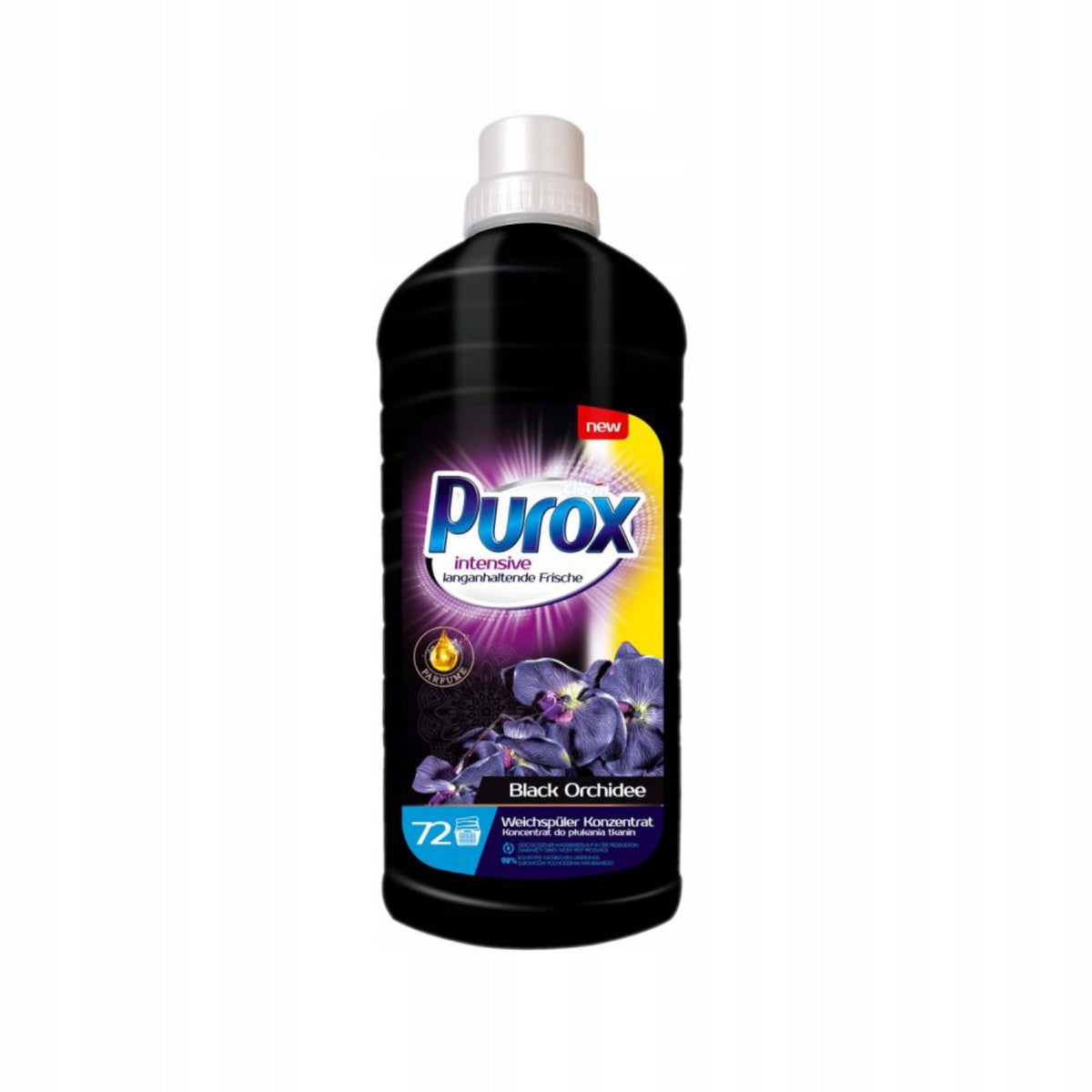 Purox Fabric Rinsing Liquid Concentrate Black Orchid 1,8l 72 Washing