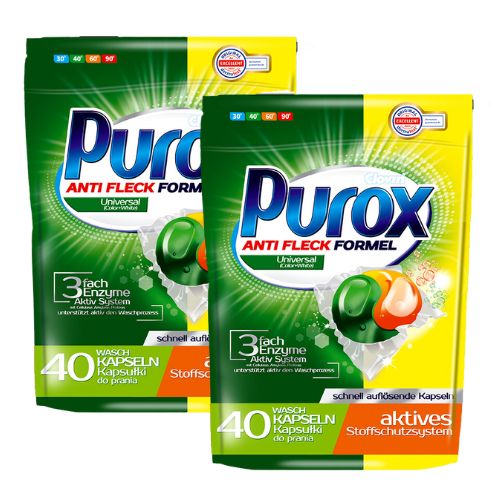 Purox Universal Washing Capsules PACKAGE