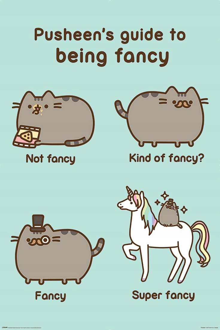 Poster Pusheen Super Fancy, 61x91,5 cm 