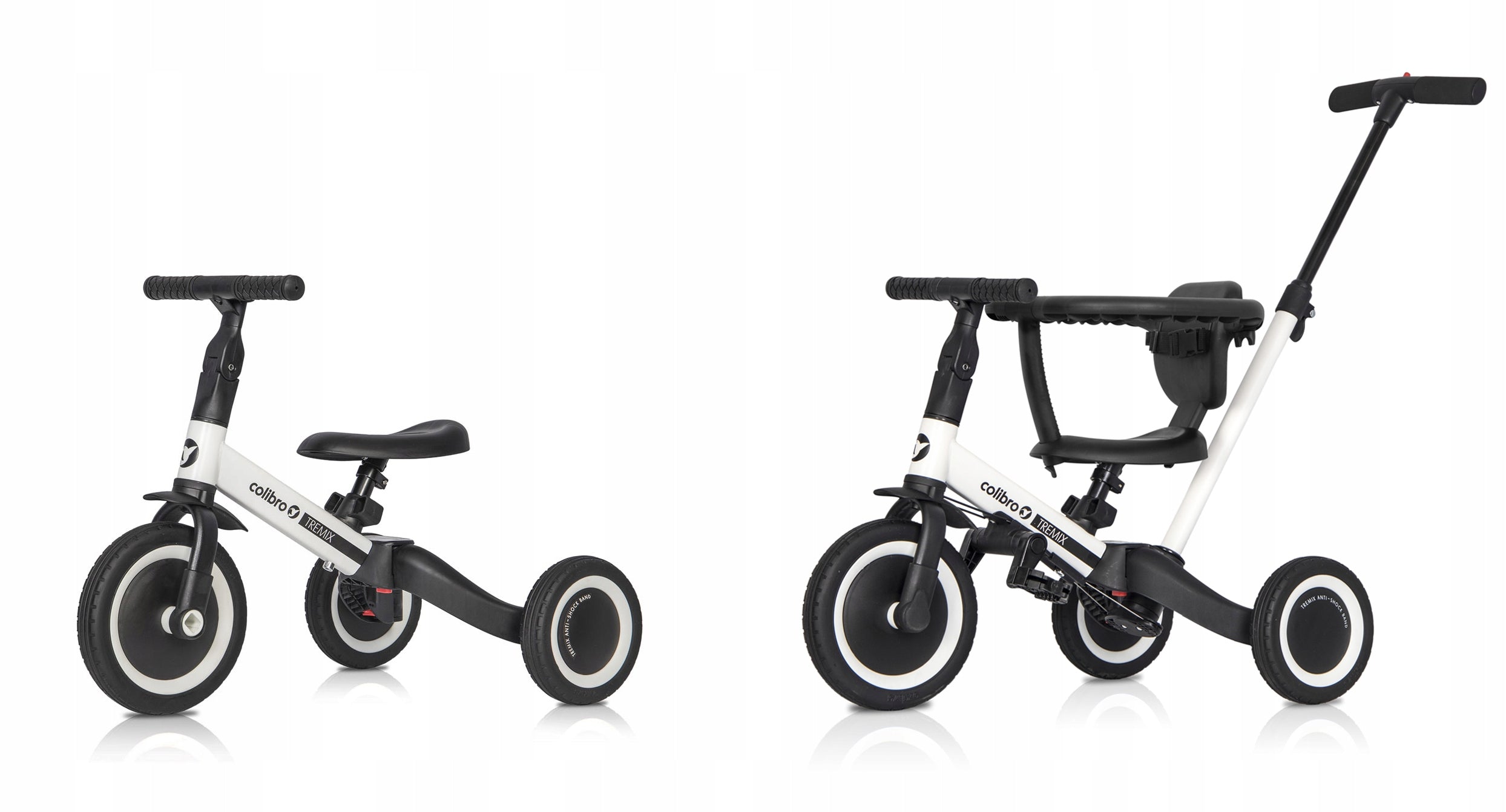 Pusher ride-on children's bike Tremix UP 6in1 for a child for a year light Brand Colibro