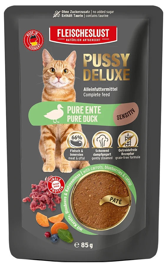 Pussy Deluxe 66% PURE DUCK 85G sachet