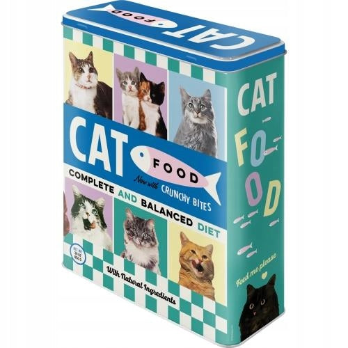 Metalinė skardinė / XL / Cat Food Crunchy Bites