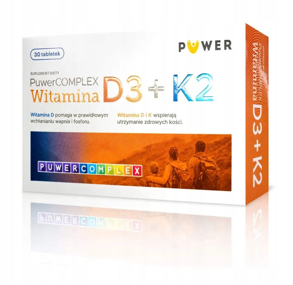 PuwerComplex Vitamin D3+K2, 30 tablets Medical device no
