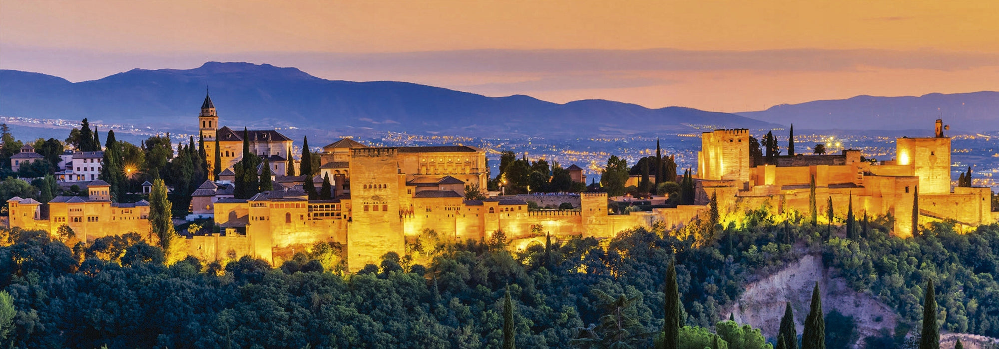 Puzzle Educa Alhambra, Granada, 1000 Teile. 
