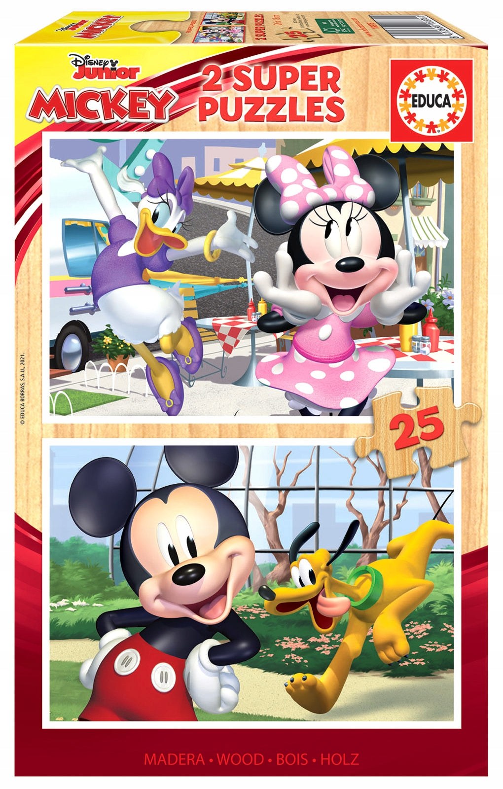Puzzleset Educa Mickey &amp; Friends, 50 Teile. 