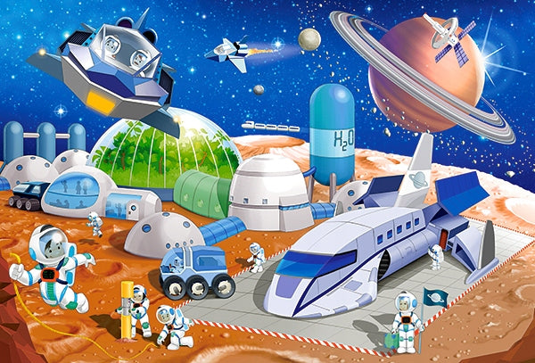 Castorland Puzzle Raumstation 40 Teile 
