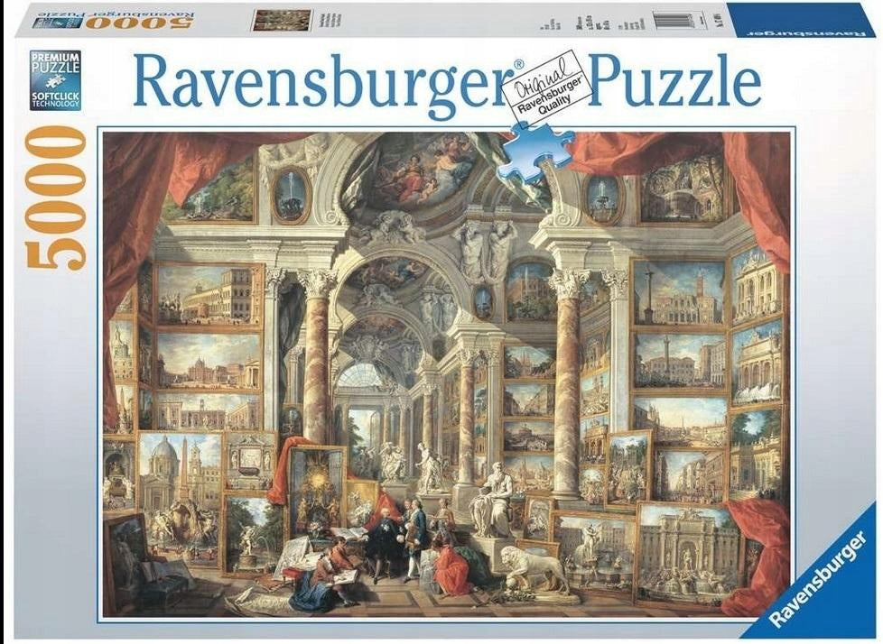 Dėlionė Ravensburger Šiuolaikiniai Romos vaizdai, 5000 d.