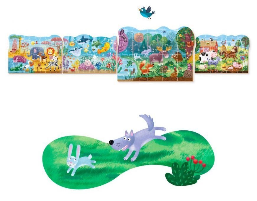 Puzzle Dodo Abenteuer im Dorf, 60 d. 